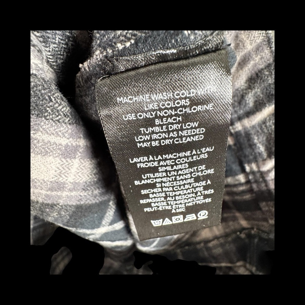 Free People Women's Cotton Black Blue Plaid Skater Y2K Clueless Mini Skort Skirt - Picture 5 of 6